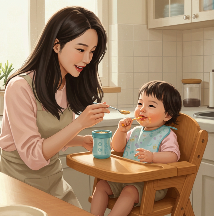 우리 아기 식습관, 차이 보임?