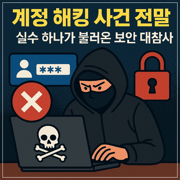계정 해킹 사건 전말｜실수 하나가 불러온 보안 대참사