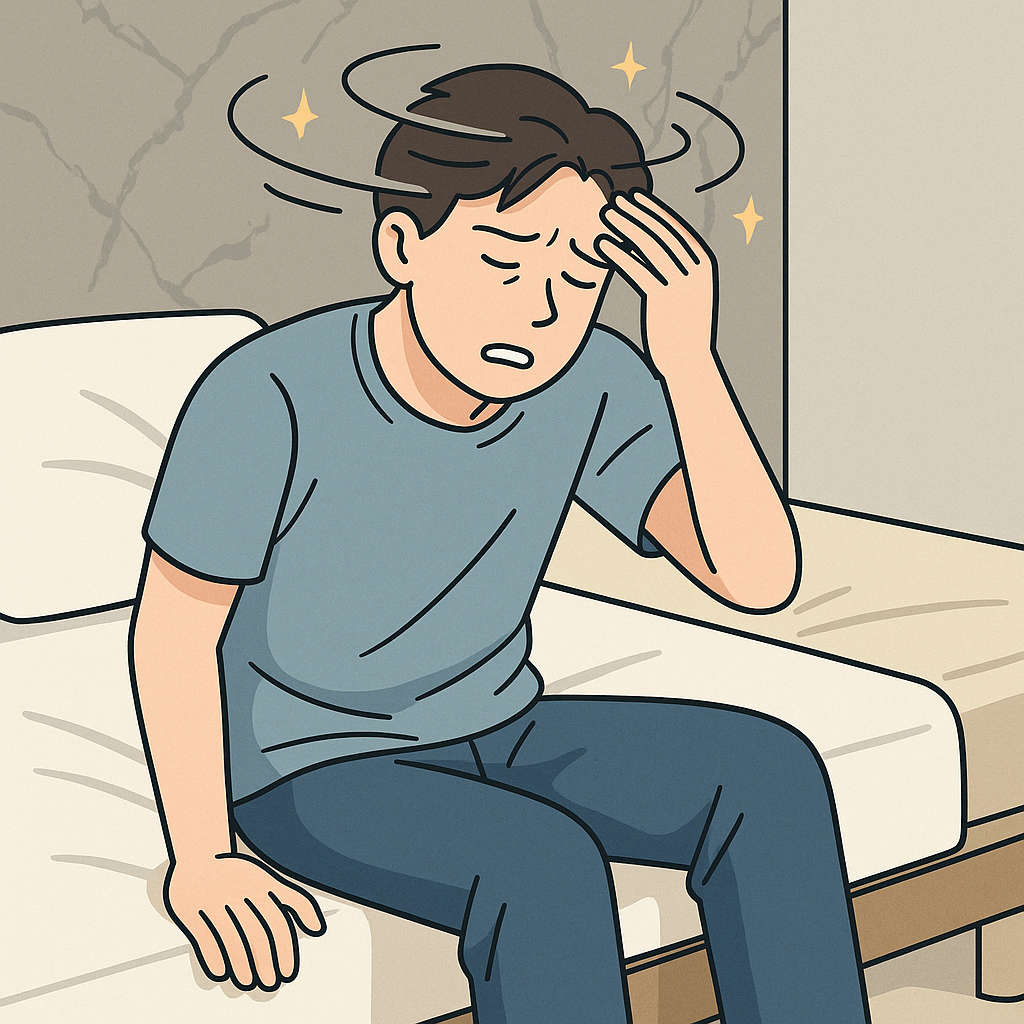 자세 바꿀 때 어지러움