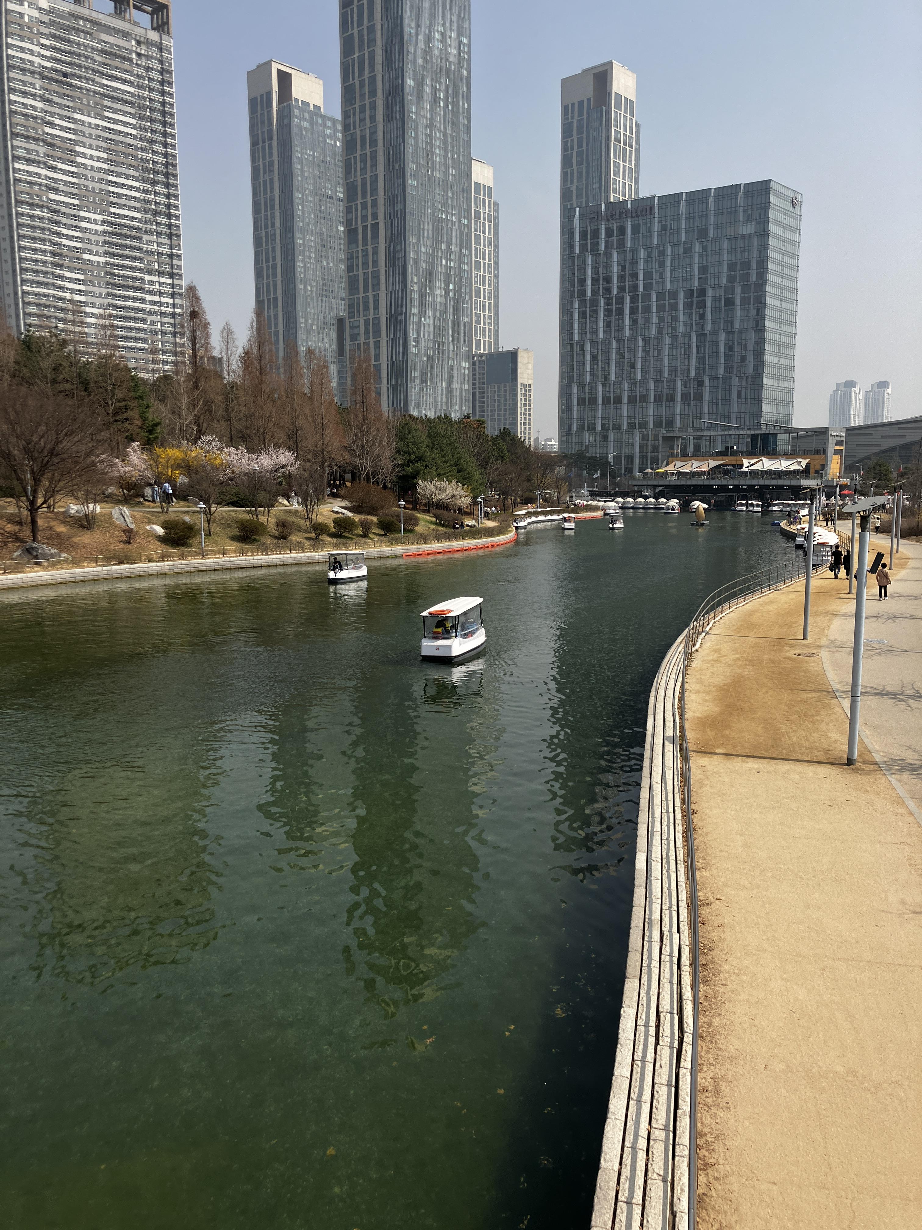 송도 센트럴파크 수상레저 보트