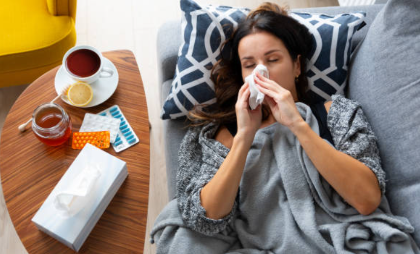 독감과 관련된사진