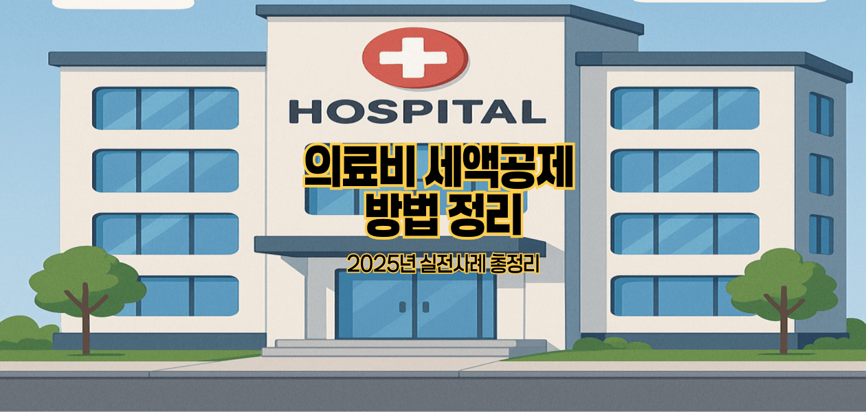 의료비 세액공제 방법 정리｜놓치면 환급 못 받습니다