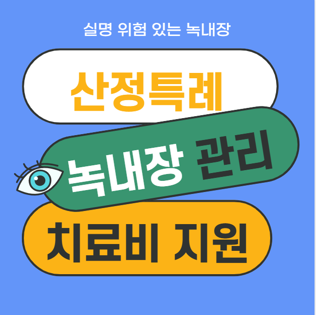 실명 위험 있는 녹내장, 산정특례로 치료비 90% 지원받는 법