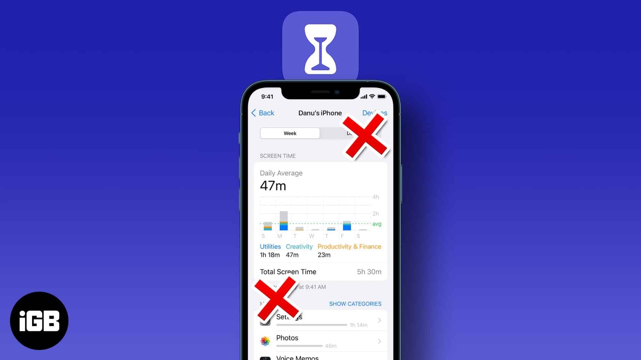 애플 스크린 타임 오류