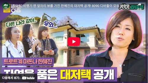 가수 한혜진 집