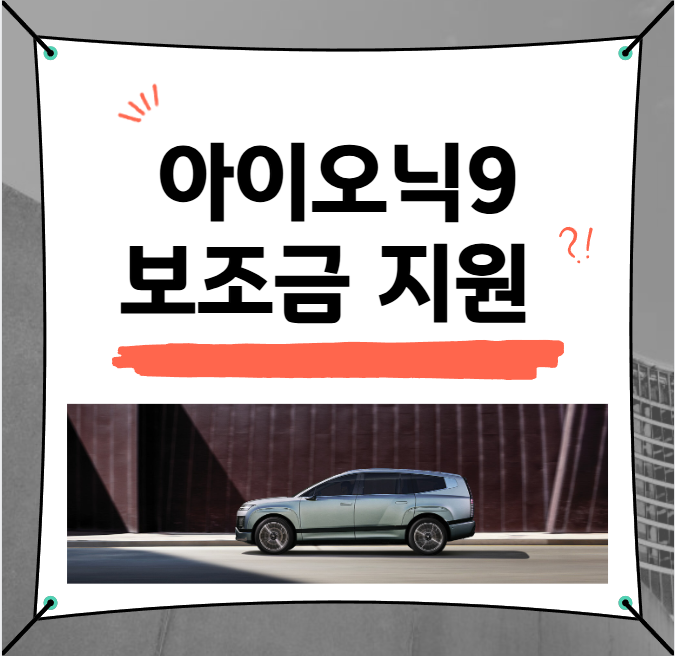 아이오닉9 보조금