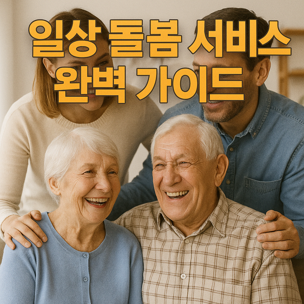 &ldquo;2025 일상돌봄서비스 최신 정책: 지원 대상, 신청 절차, 혜택 분석&rdquo; 총정리