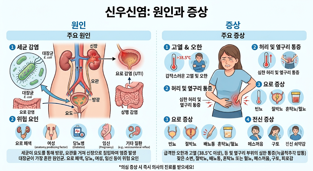 신우신염 -원인과 증상