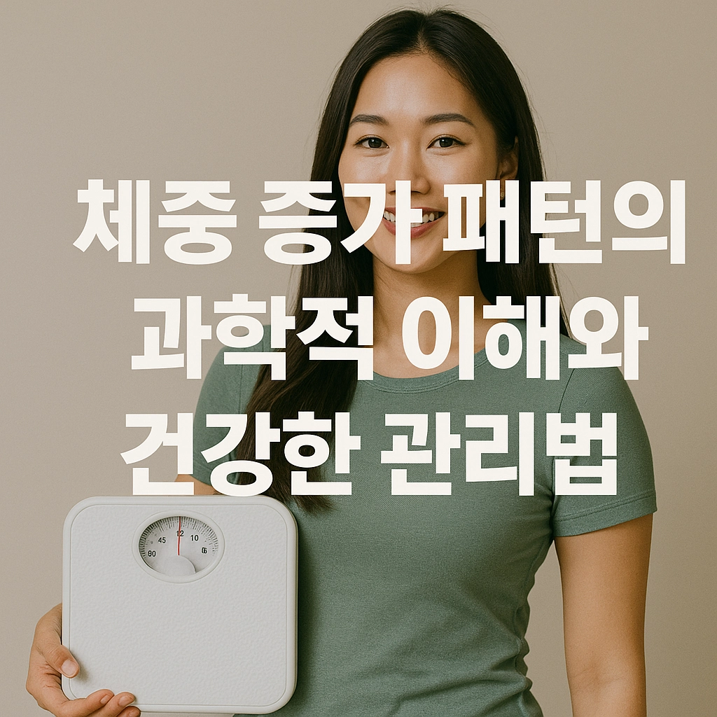 체중 증가 패턴의 과학적 이해와 건강한 관리법