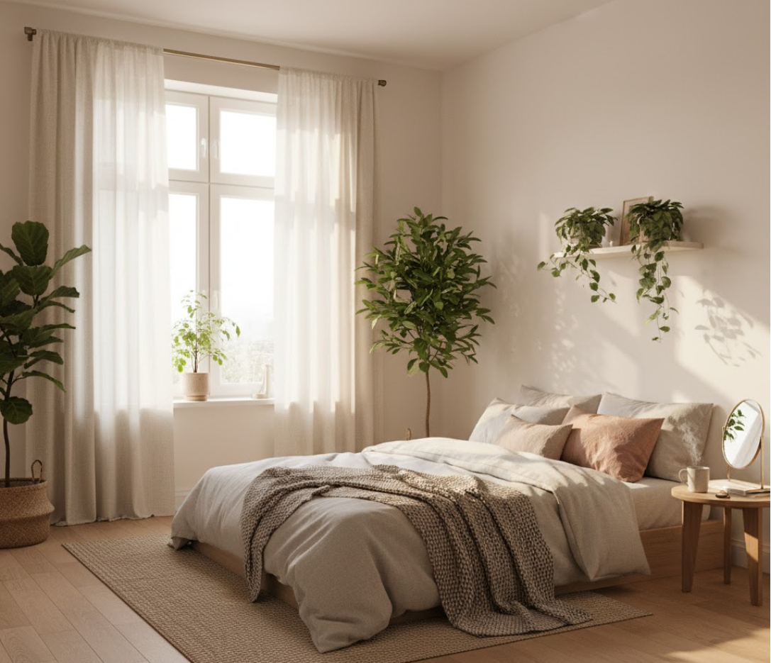 자연광이 만드는 따뜻한 인테리어