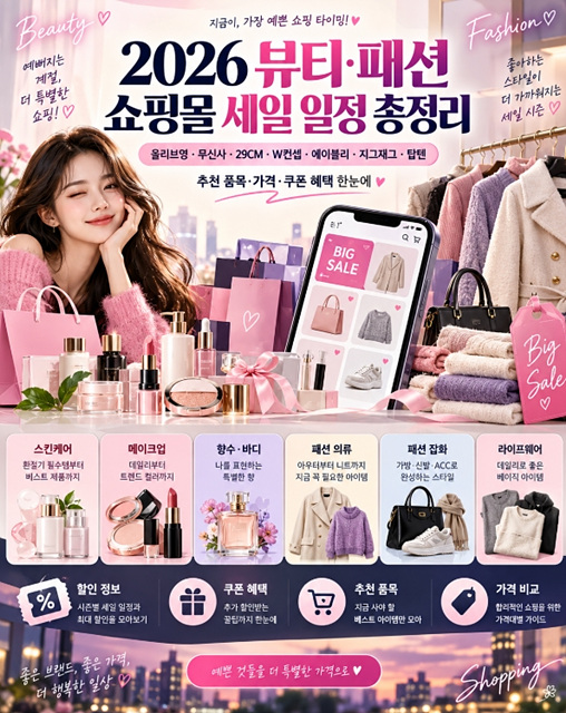 2026 올리브영 무신사 에이블리 블랙프라이데이 일정 총정리
