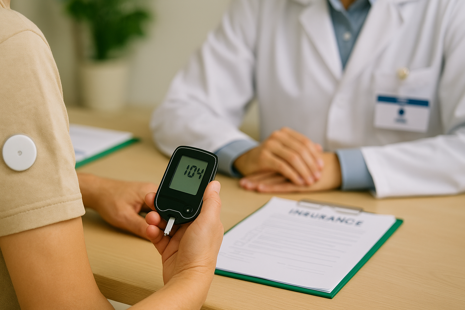 혈당측정기 보험적용 관련 사진