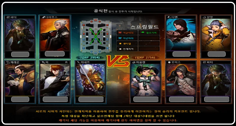 캐릭터 선택의 중요성과 전략