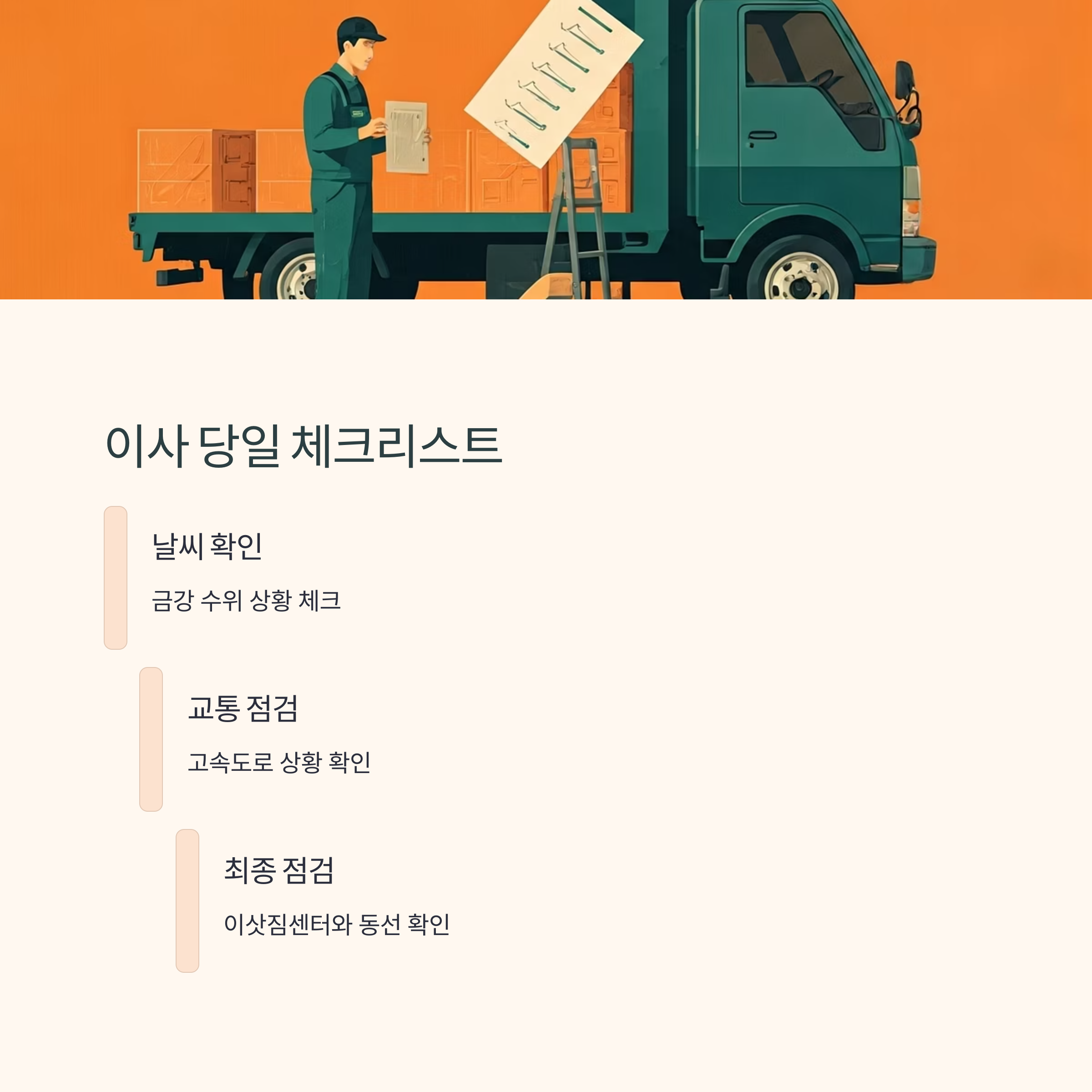 옥천 이삿짐센터 당일 체크리스트