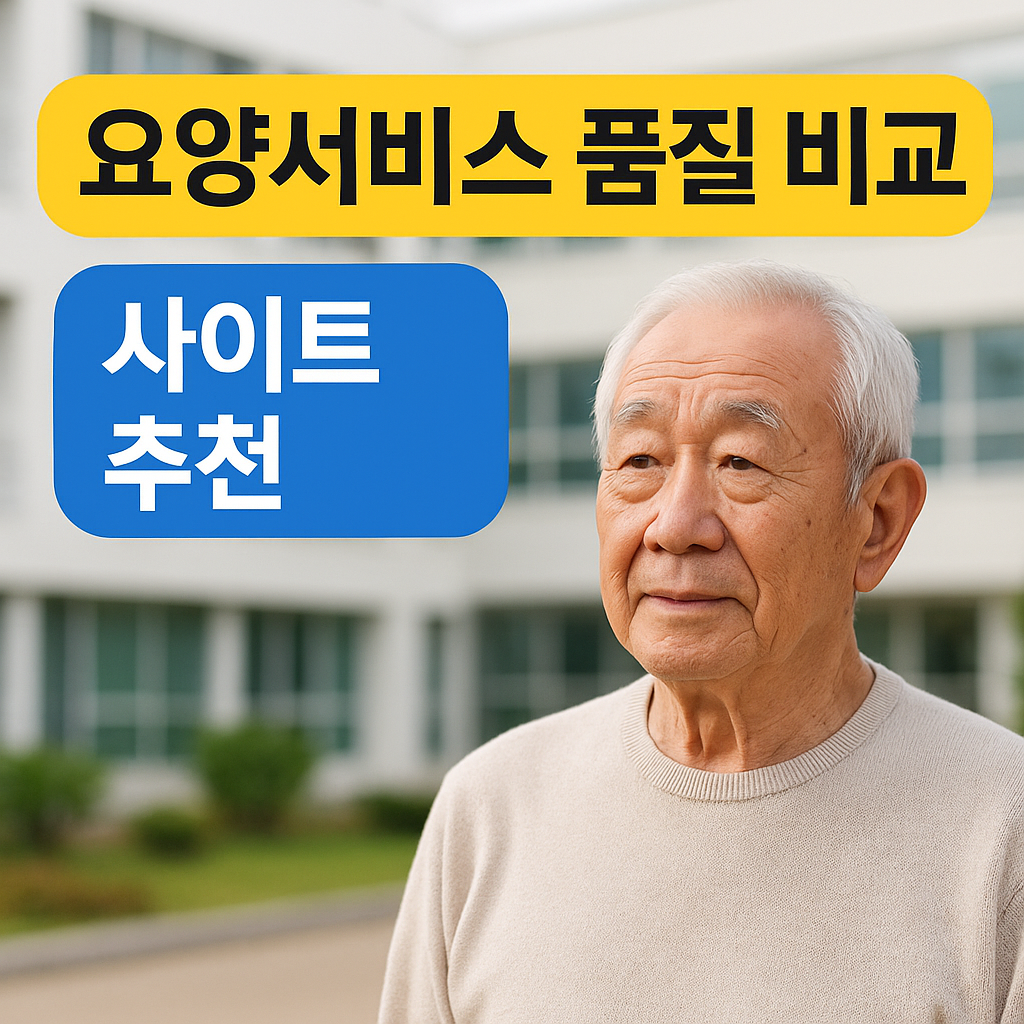 요양서비스 품질 비교하는 사이트 추천