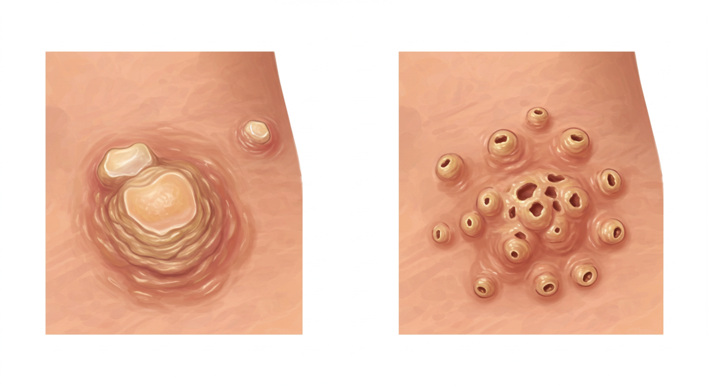 티눈 치료, 사마귀 치료