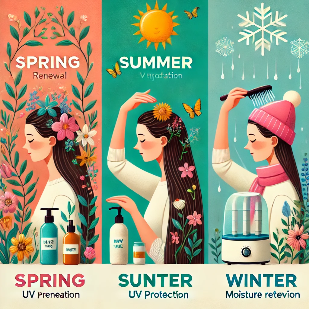 계절별 탈모 예방법 사진