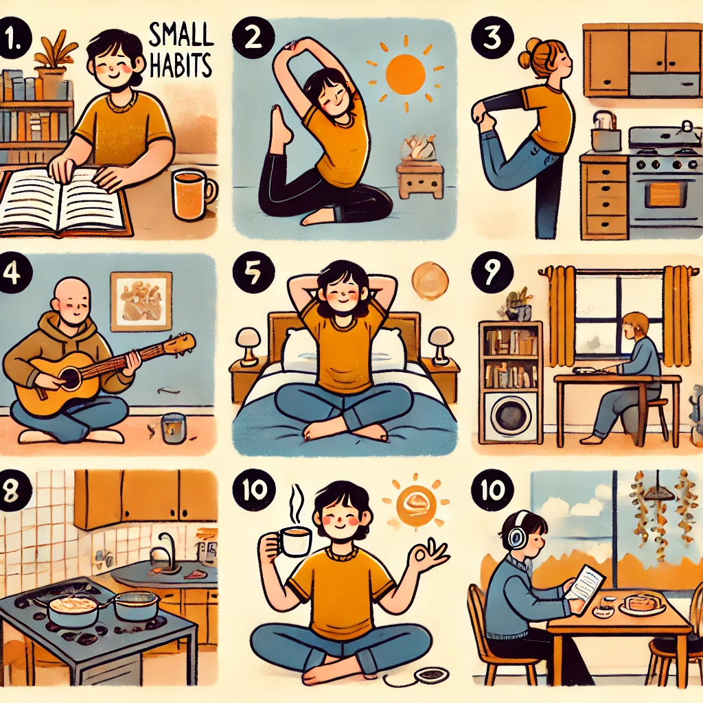 퇴근 후 피곤해도 실천할 수 있는 작은 습관들