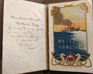 travel diary 1920s