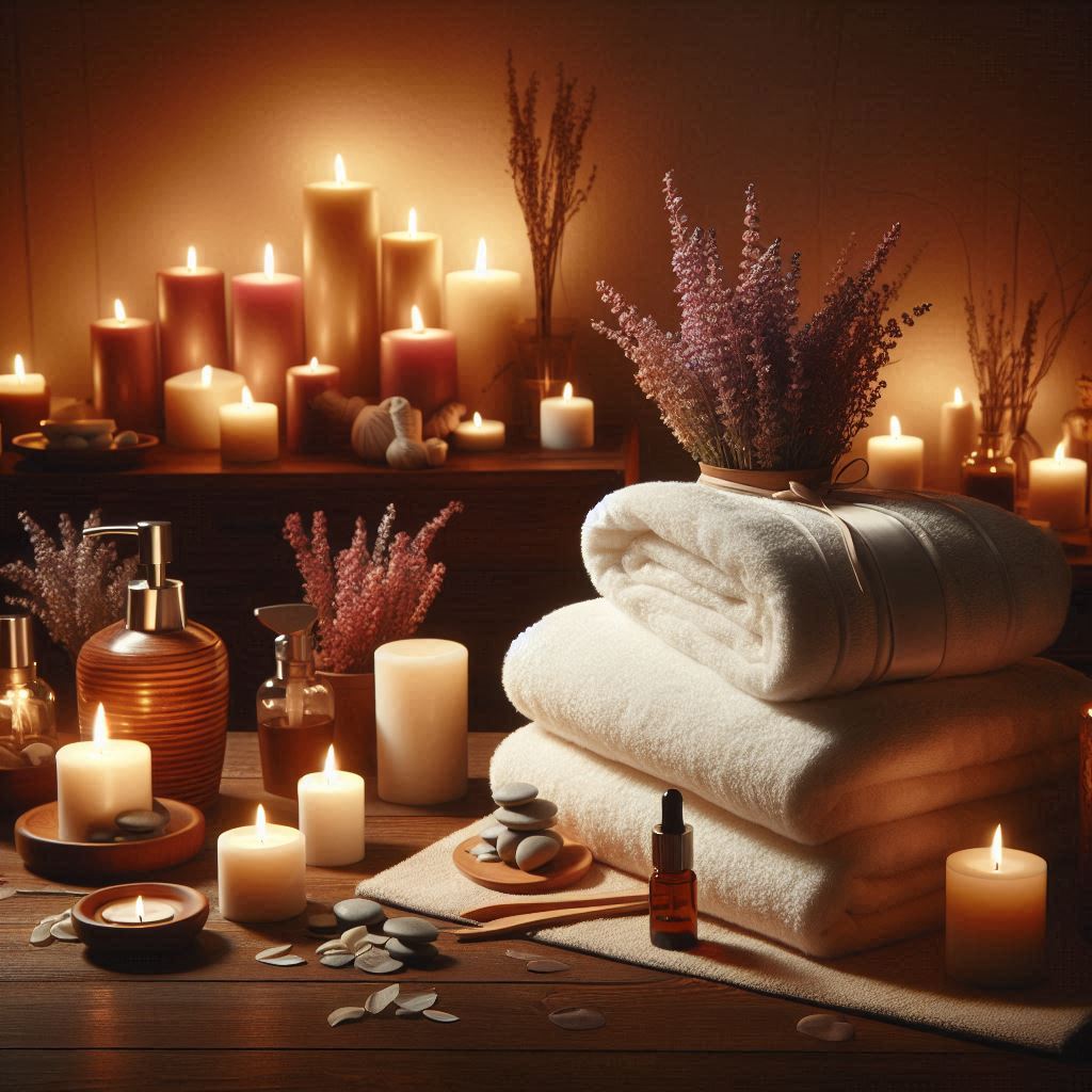 피부,체형관리 샵 배경