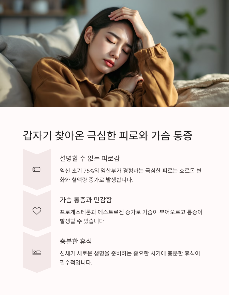 임신 극초기 증상 총정리 당신도 모르게 나타나는 변화들