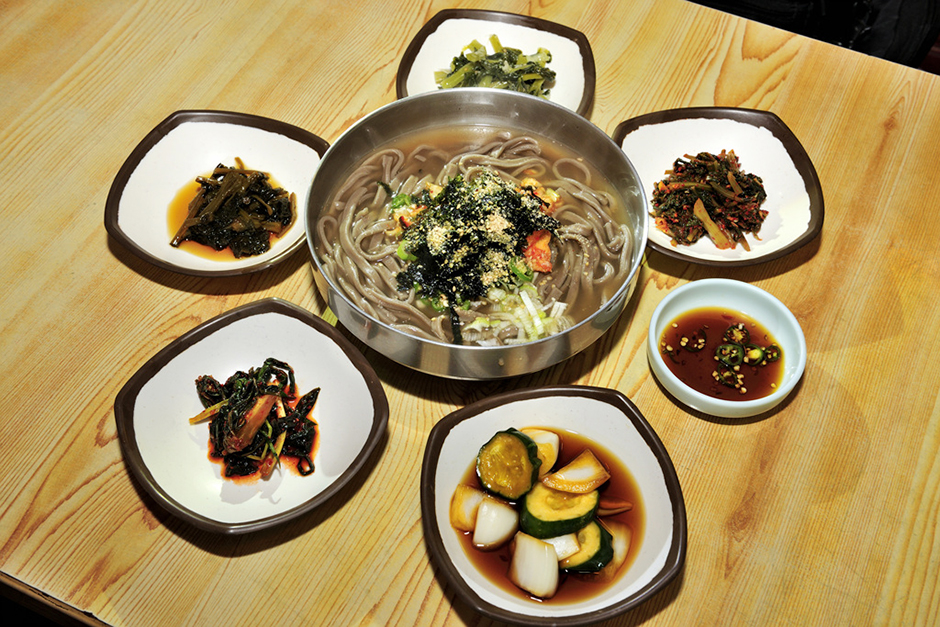 정선 회동집 콧등치기국수와 반찬