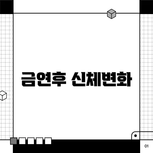 금연후 신체변화
