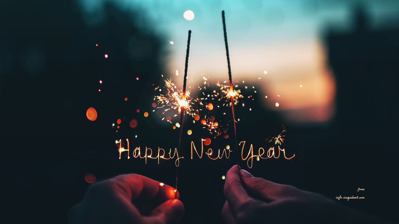 10 해피 뉴 이어 C - Happy new year 새해배경화면