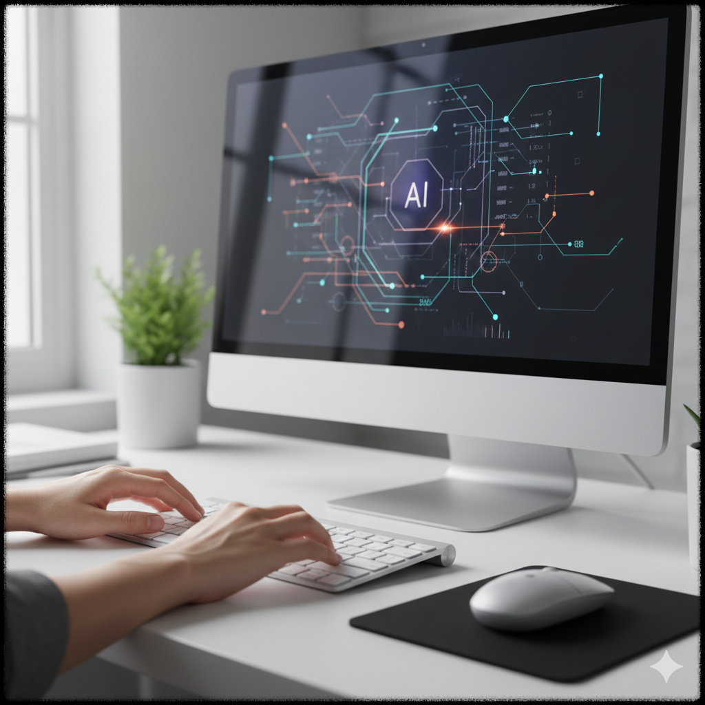 AI 인터페이스 화면