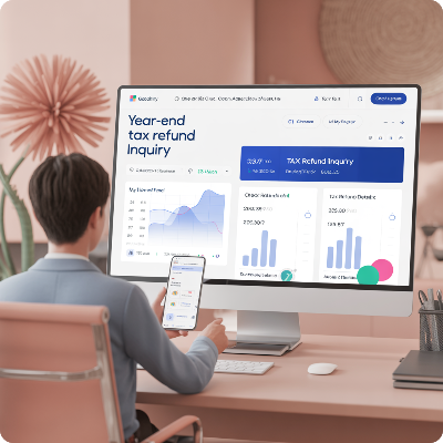 연말정산 환급금 조회 이미지