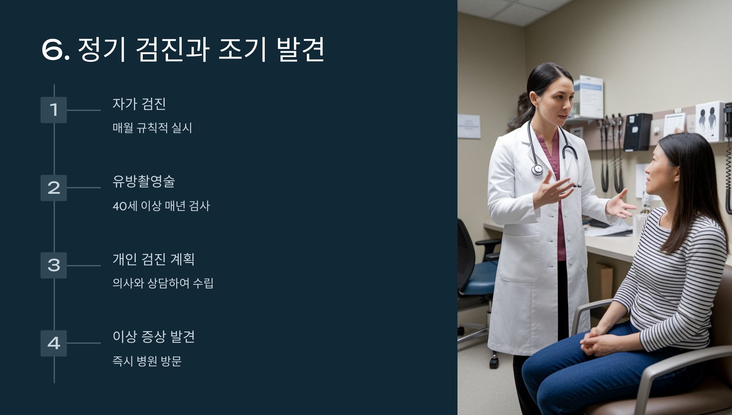 정기 검진과 조기 발견