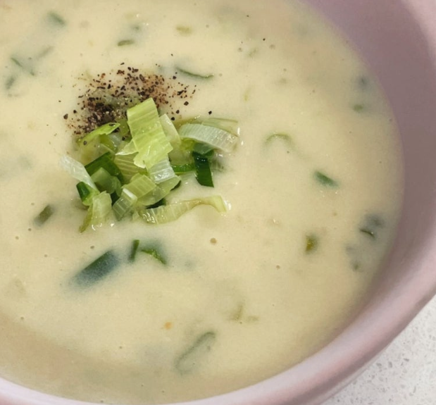 대파 감자 스프 사진