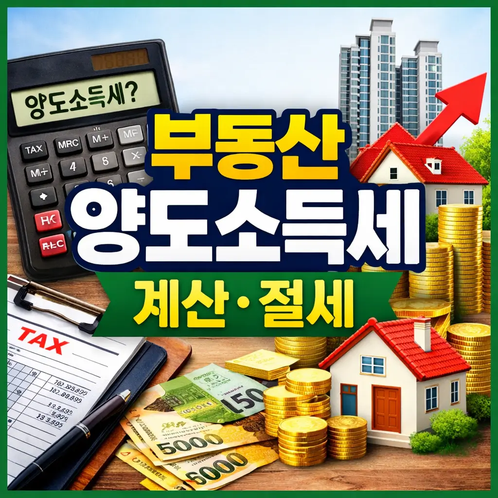 부동산 양도소득세 계산