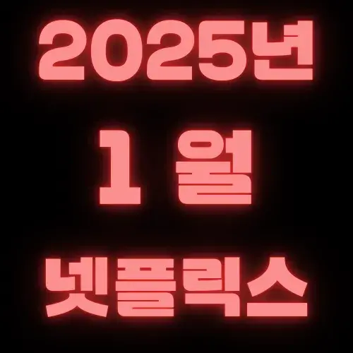 2025년 1월 넷플릭스