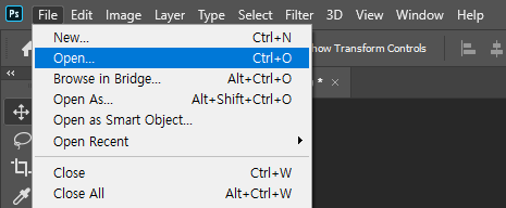포토샵 GIF 불러오기