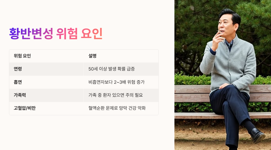 황반변성 위험 요인