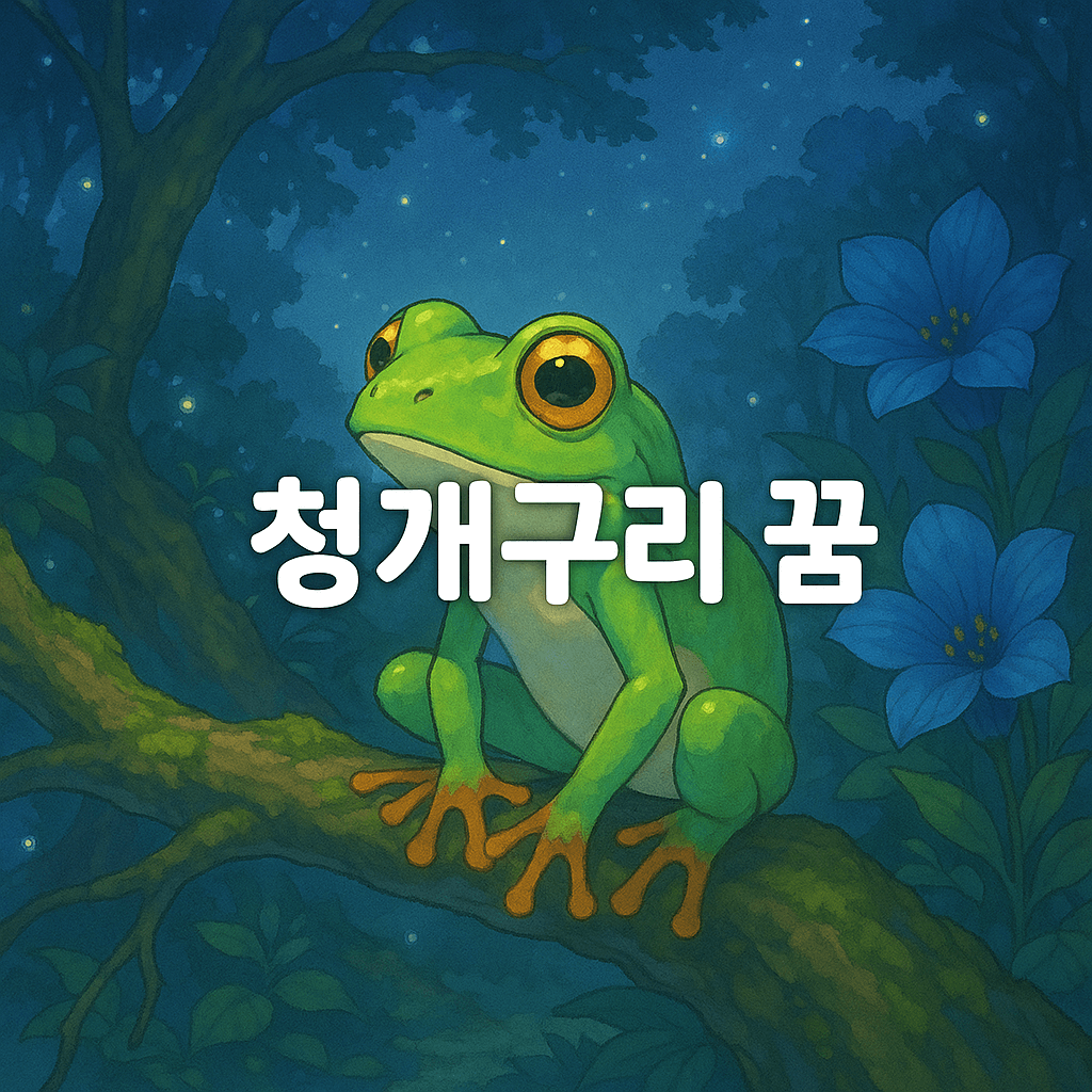 청개구리 꿈 해몽