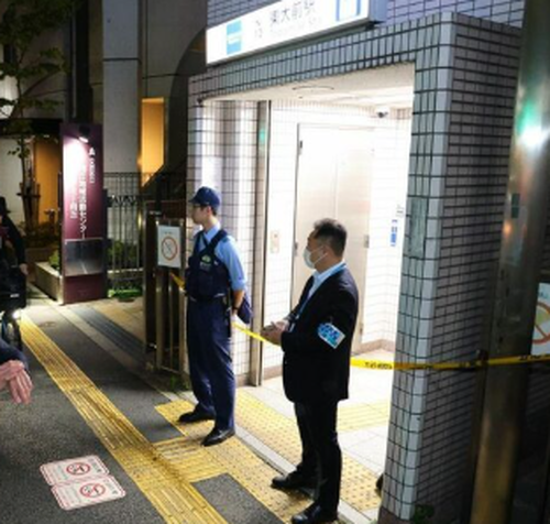 사건이 벌어진 동대앞역(東大前駅)