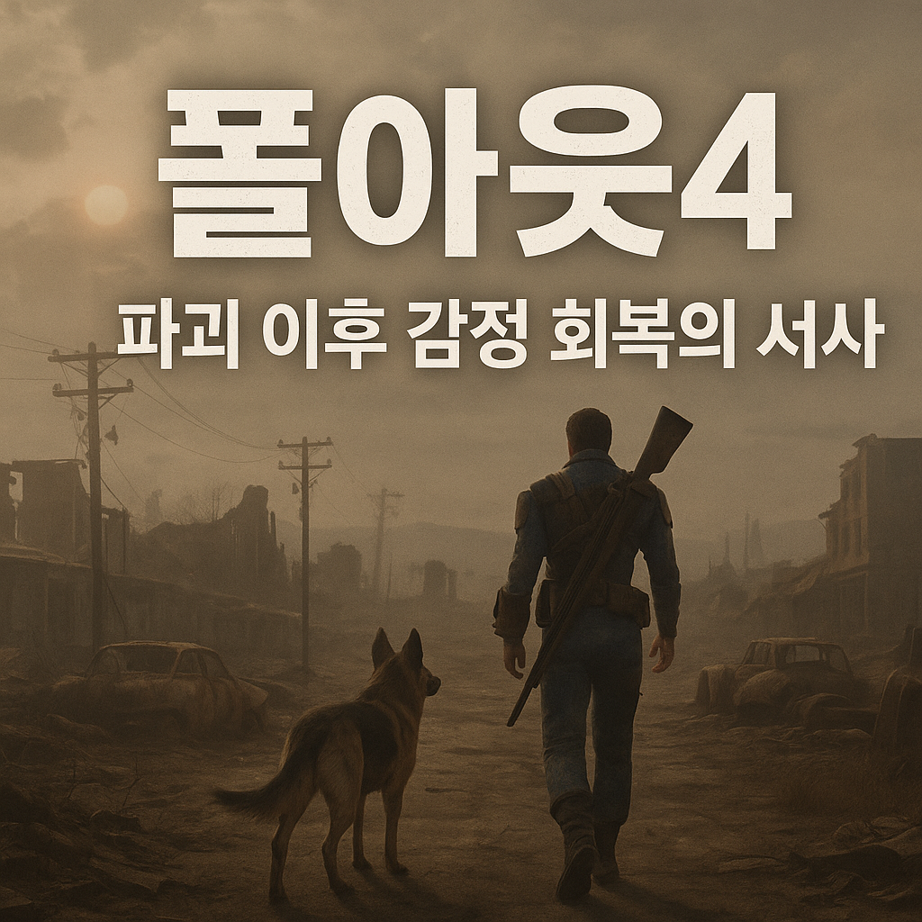 폴아웃4, 파괴 이후 감정 회복의 서사
