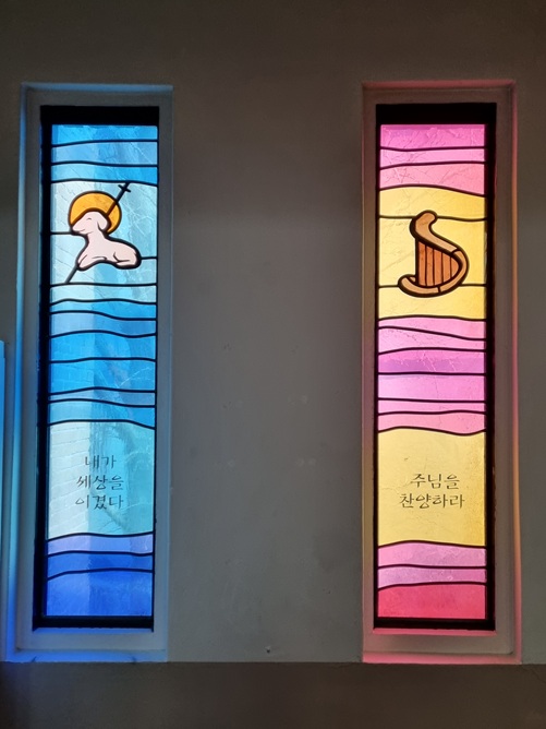 제주 동문성당 스테인드글라스
