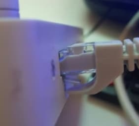 인터넷 연결 랜선 확인 이미지