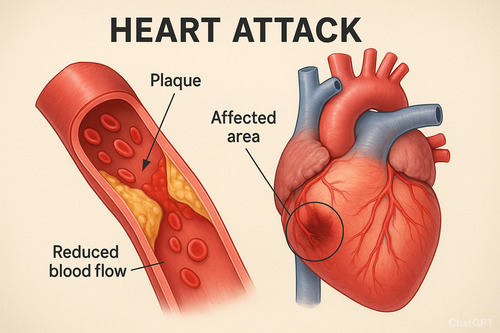 심장마비 전조증상 관련 사진