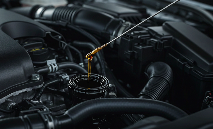 자동차 엔진오일 확인