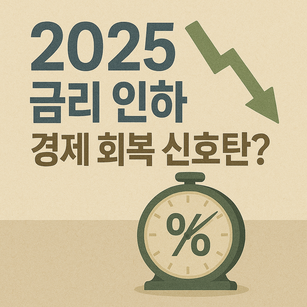 2025 금리 인하, 경제 회복