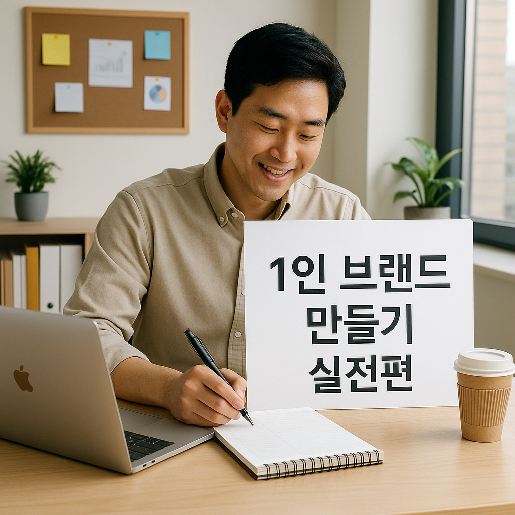 1인 브랜드 만들기 실전편