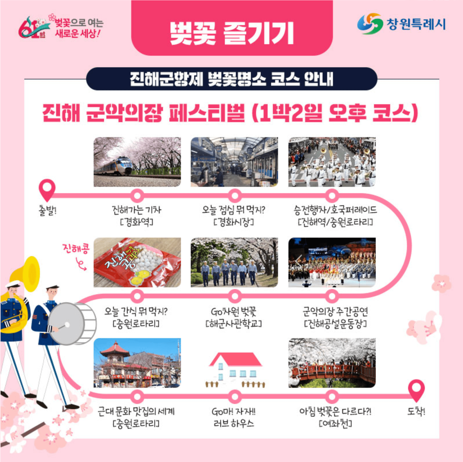 진해 군항제 벚꽃 축제 일정