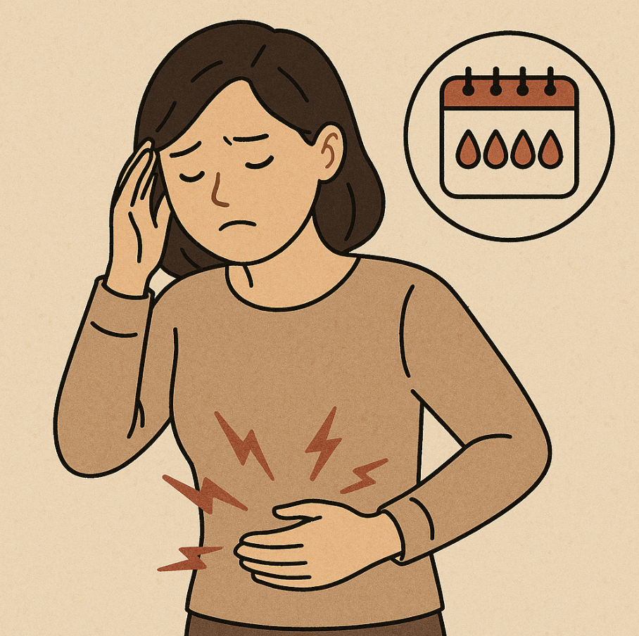 생리 전 폭식 방지 팁 이미지