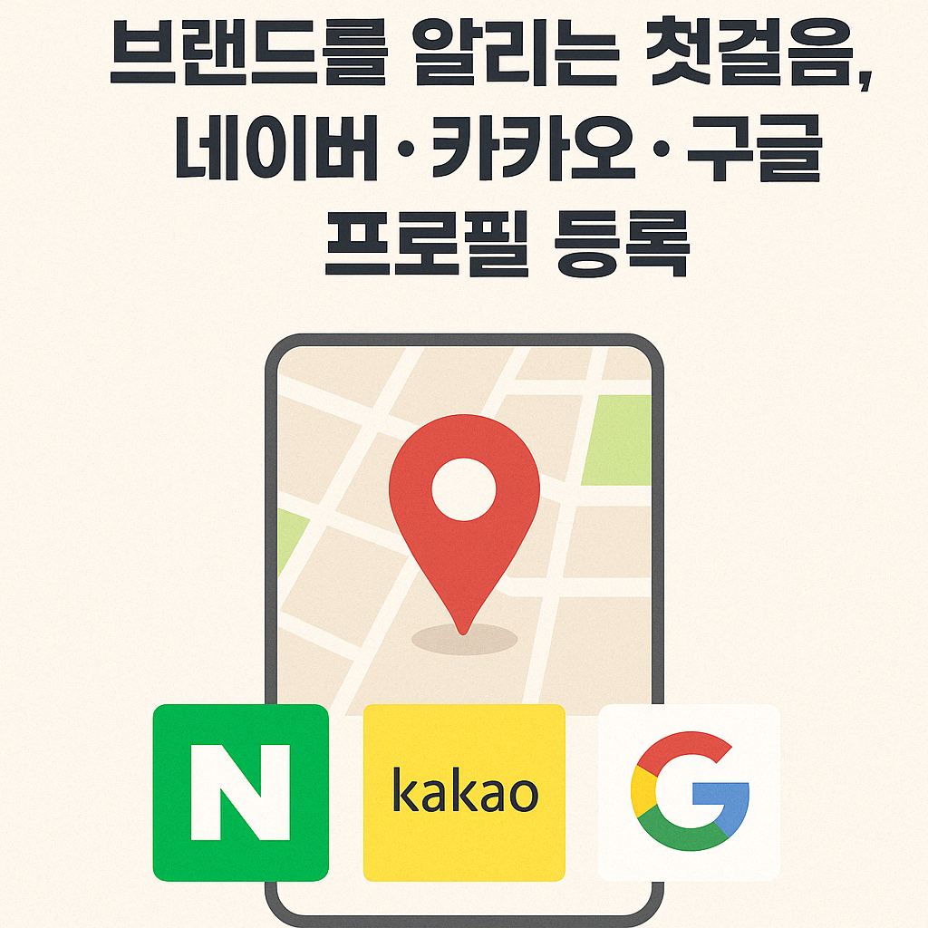 브랜드를 알리는 첫걸음, 네이버&middot;카카오&middot;구글 프로필 등록