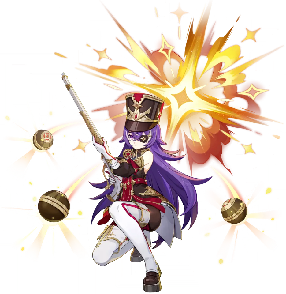 [원신] 슈브르즈, 화승총을 사용하는 순찰대 대장! 성유물/무기/특성/육성법