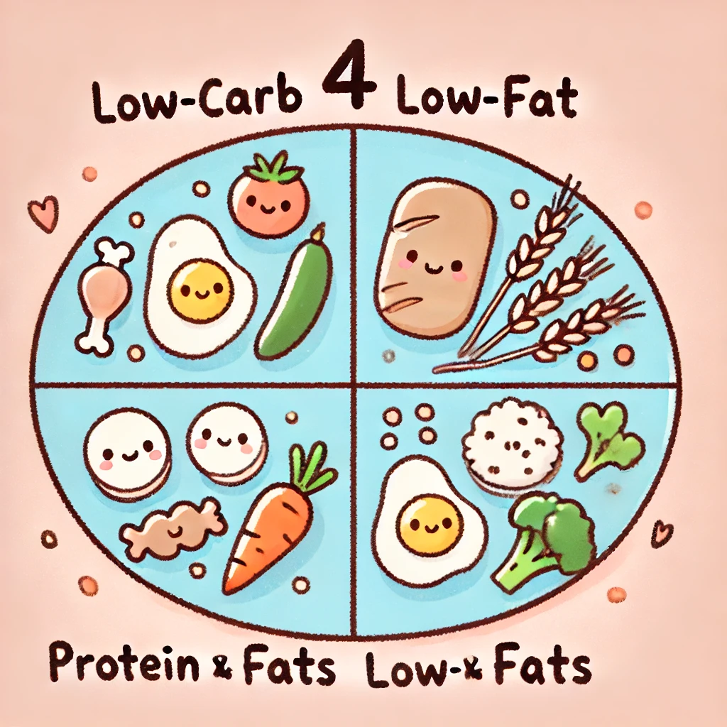 저탄수화물 vs 저지방, 어떤 다이어트가 좋을까?